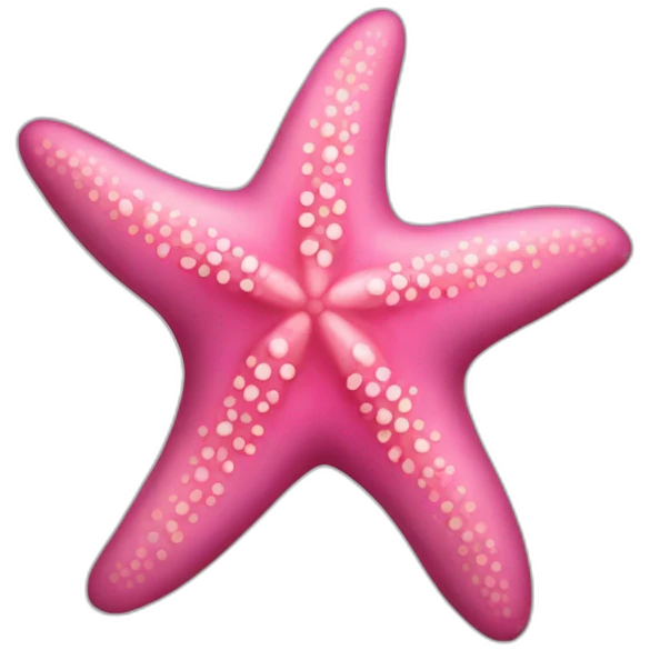 Pink Starfish emoji