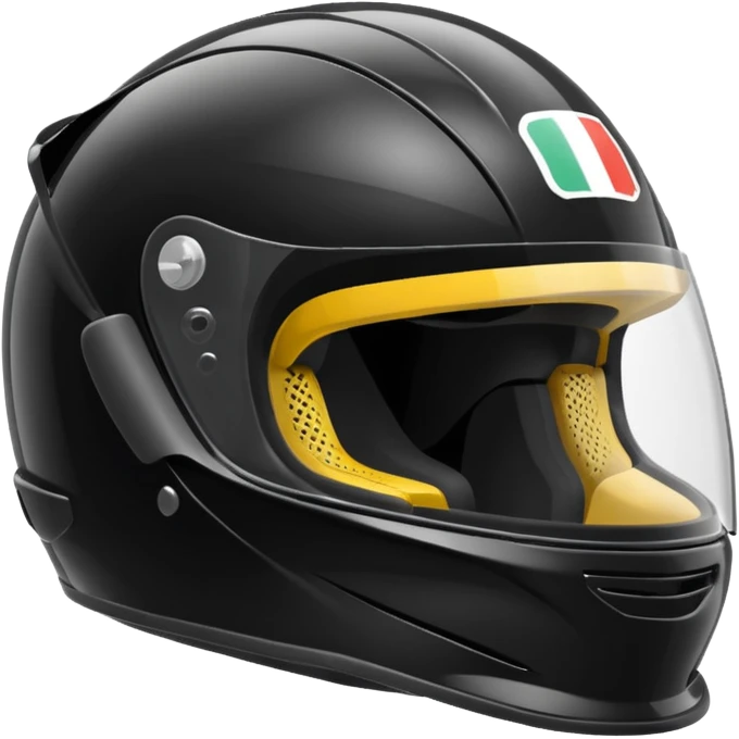 formule 1 helmet black emoji