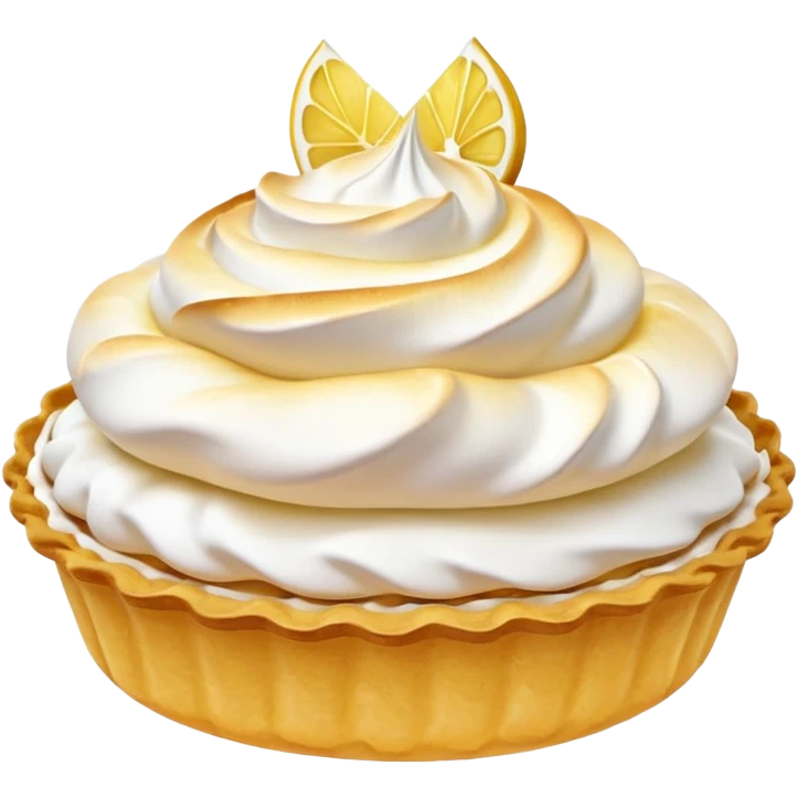 Lemon tartlet with meringue on top emoji
