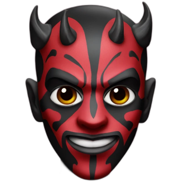 darth maul wearing a pink tutu emoji