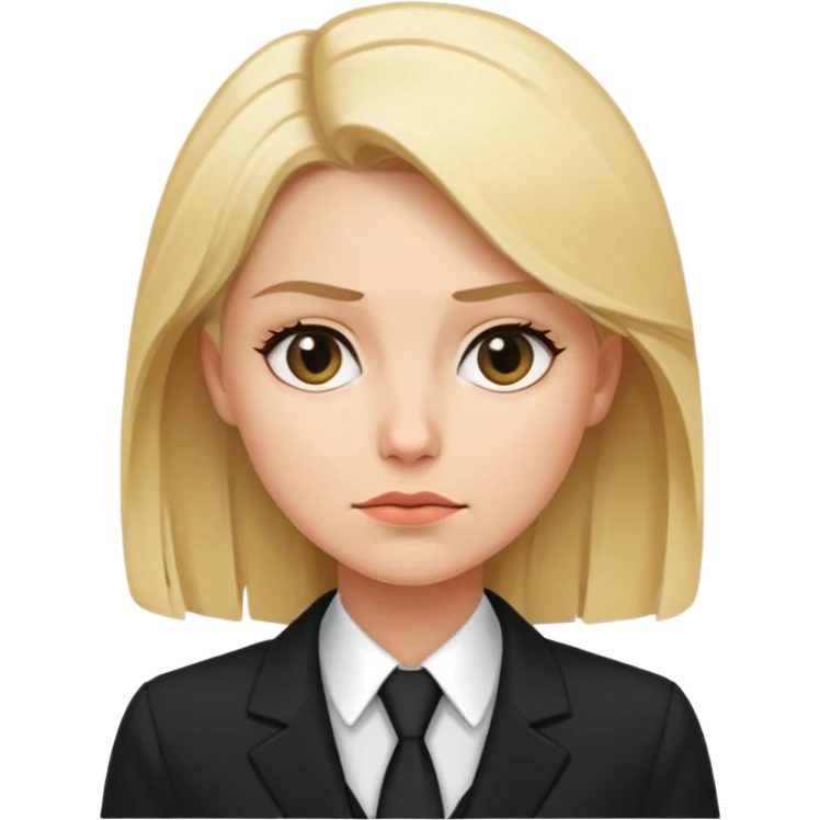 Mafia blondes woman emoji