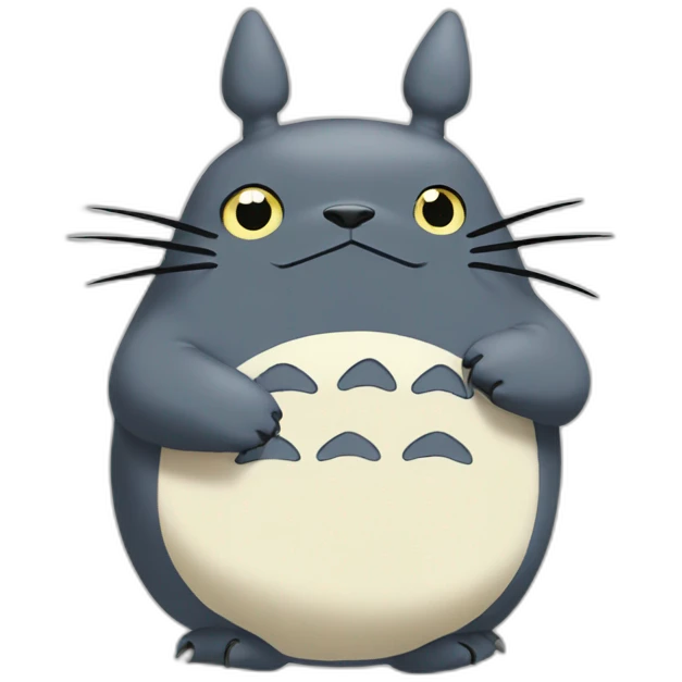 totoro-(proportional) emoji