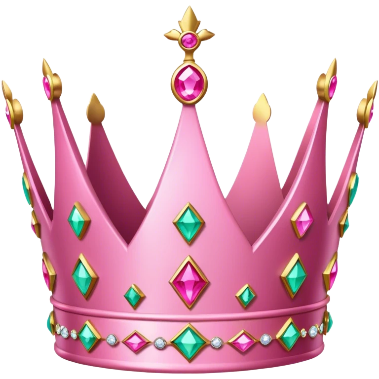 pink jewelly crown emoji