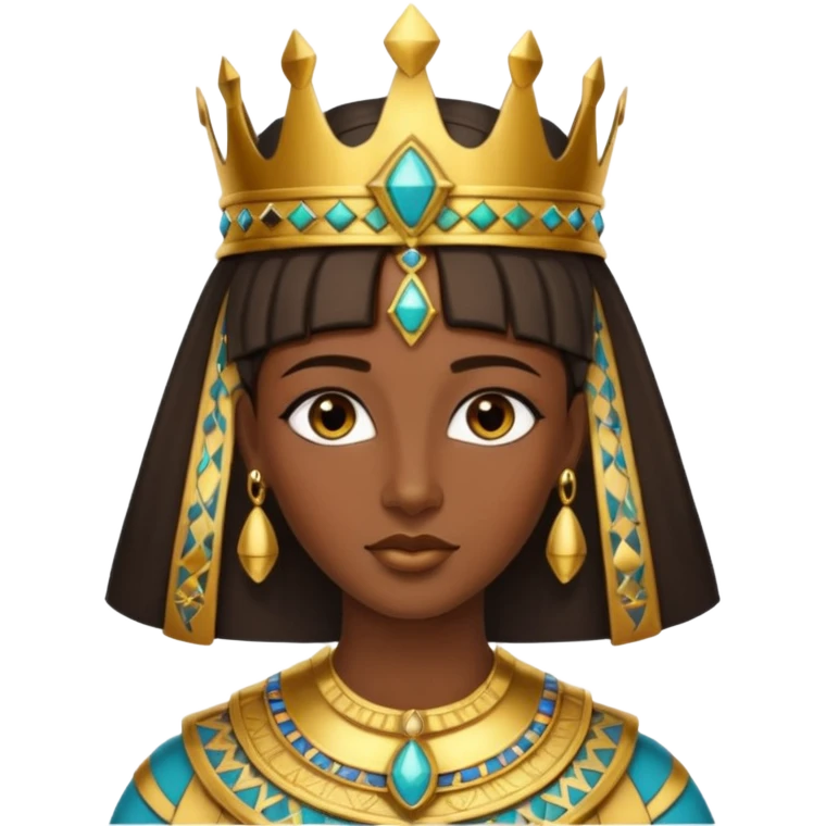 etiopya Cleopatra's crown emoji
