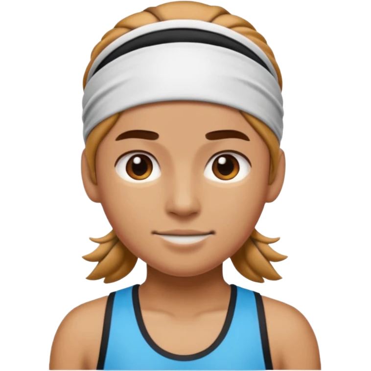 Athleteemoji wear headband emoji