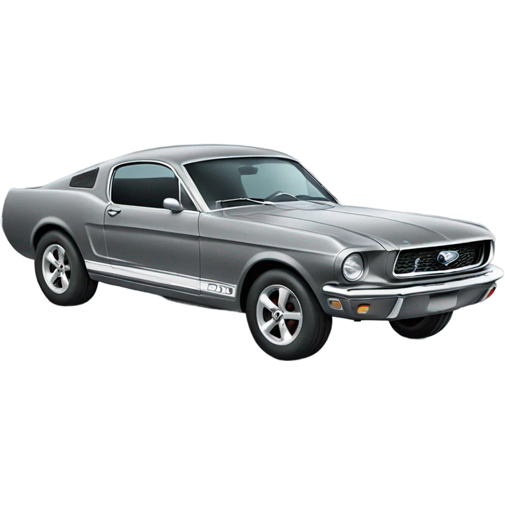 gray Ford mustang emoji