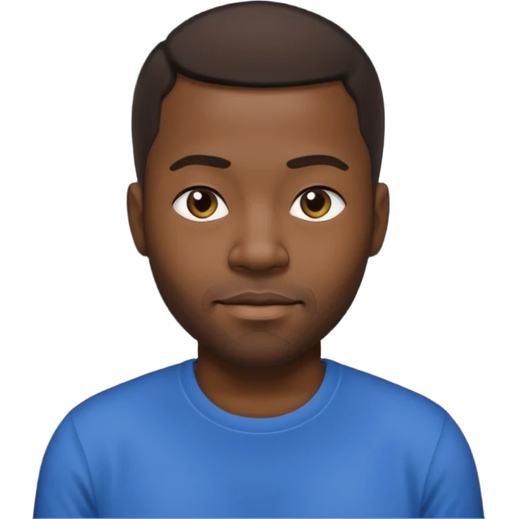 40 year old black man emoji