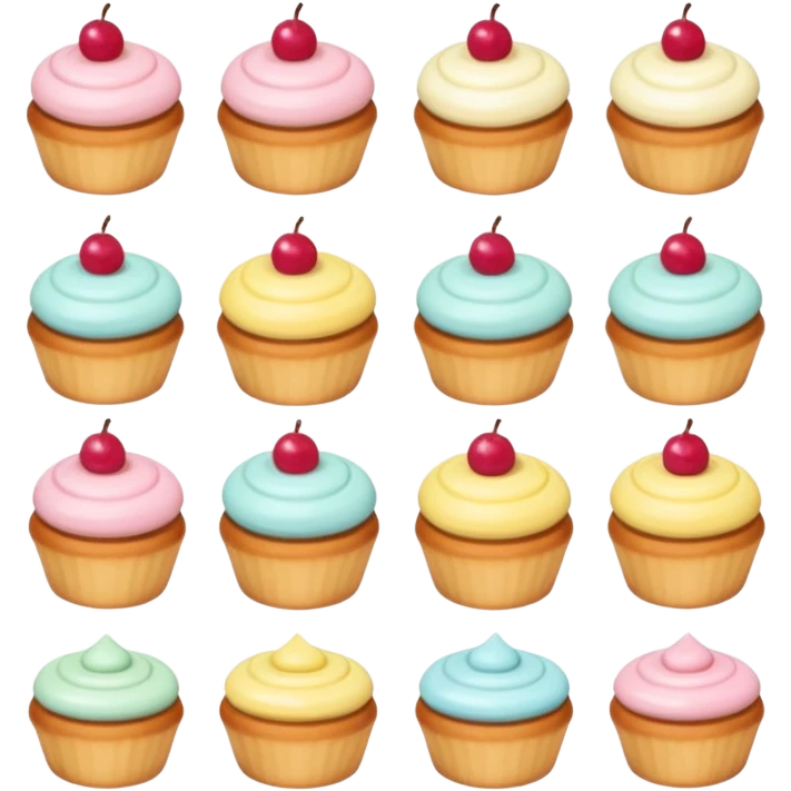 tea party pastries pastel colors emoji