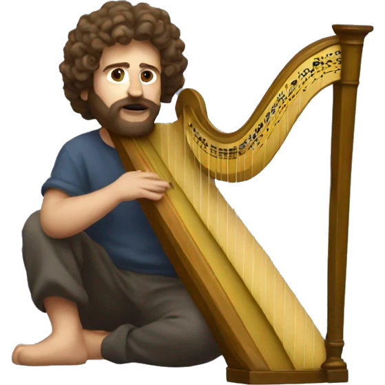 Orpheus with his harp  emoji