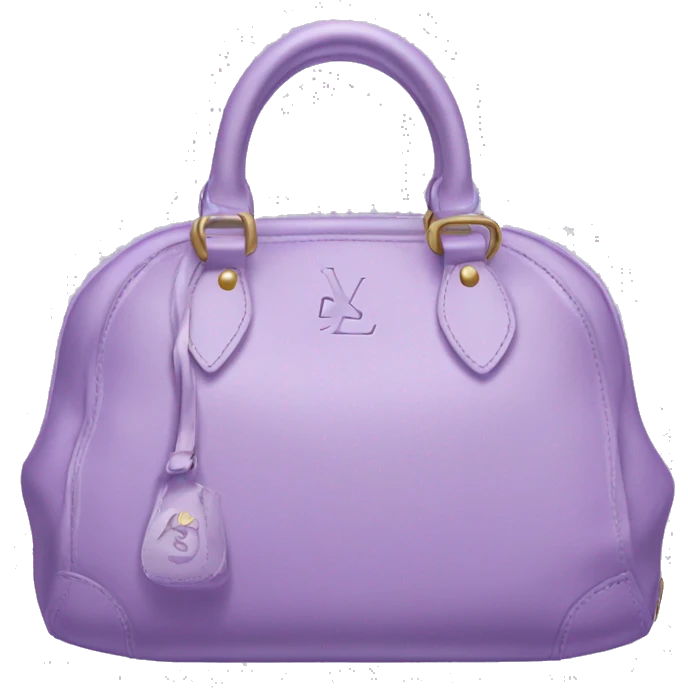 light purple lv handbag emoji