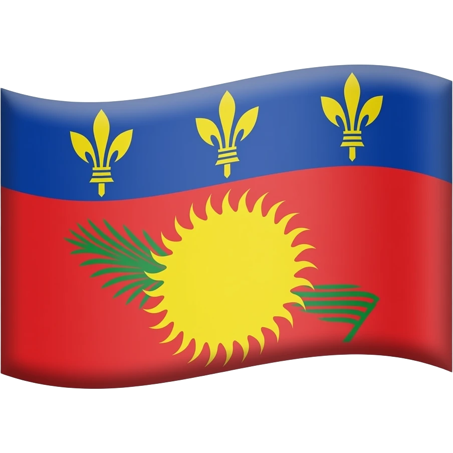 emoji représentant l'ile de La Guadeloupe emoji