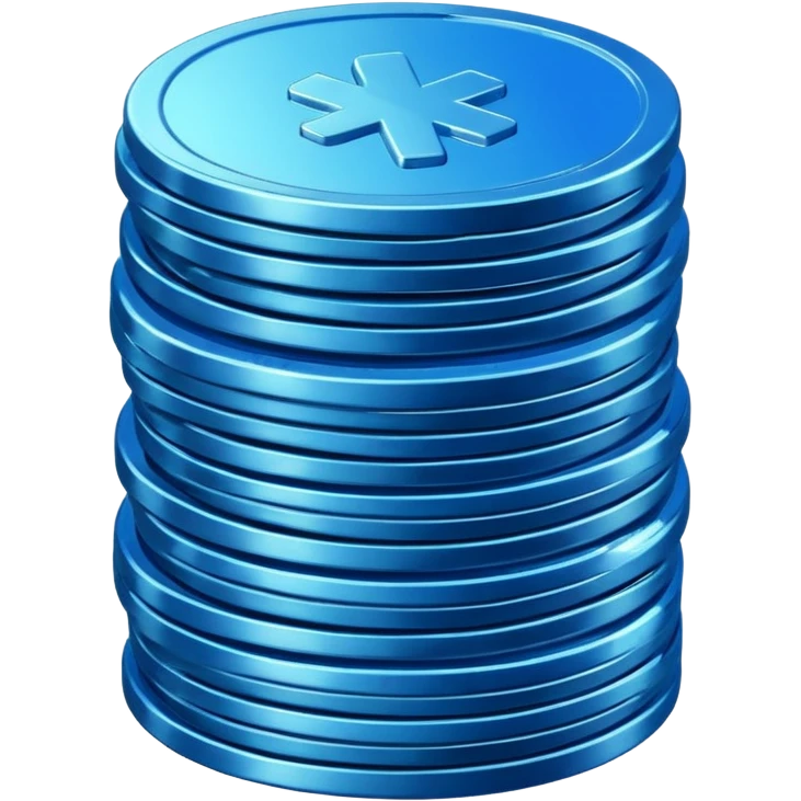 blue coins credit pack emoji