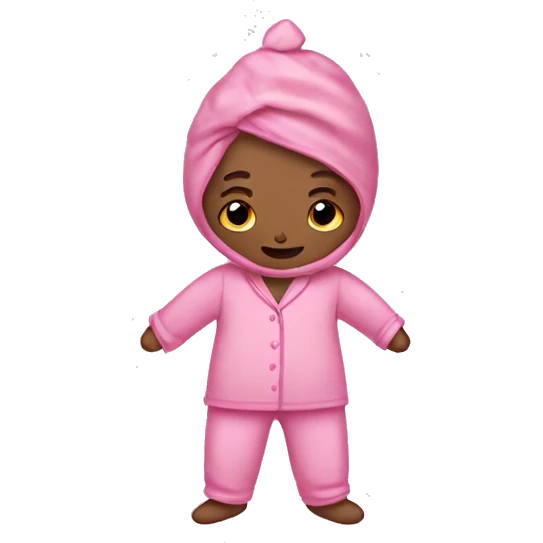pink pijama emoji