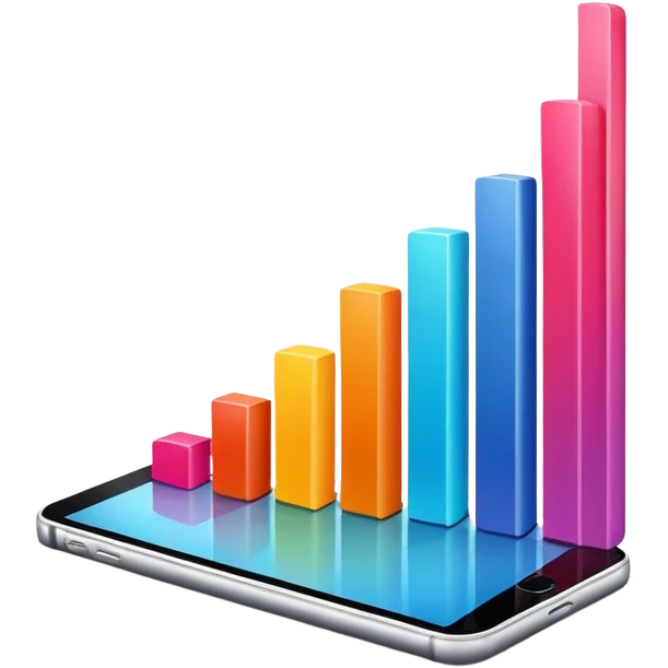 bar chart with rising trend emoji