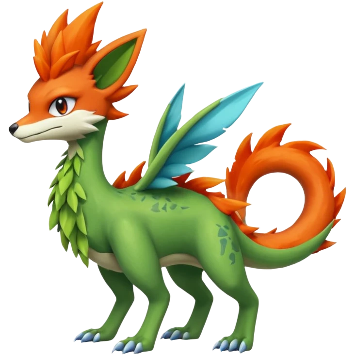 Sceptile-Inteleon-Delphox-Pokémon-Fakémon-creature emoji