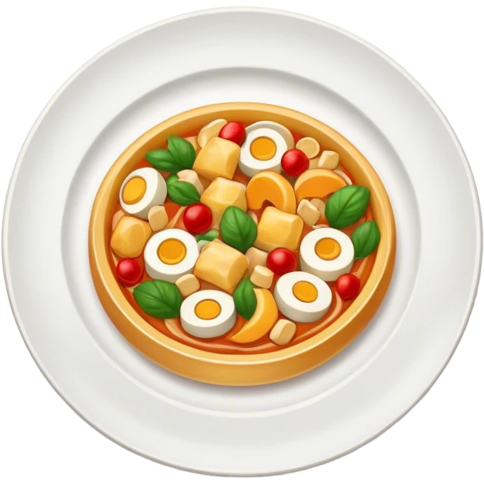 supper plate emoji