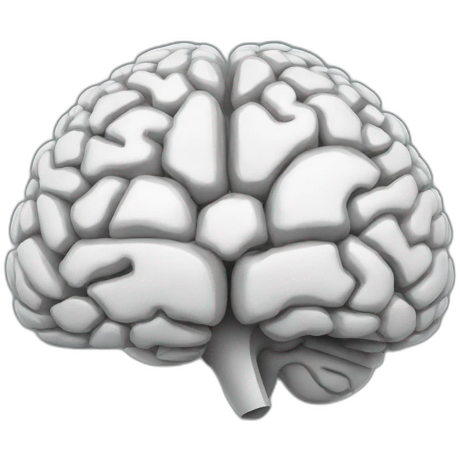 brain with aluminium paper on the top emoji