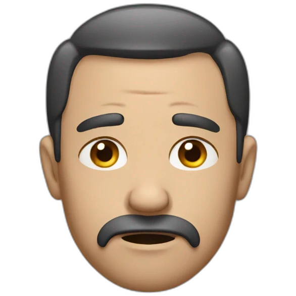 sad man emoji