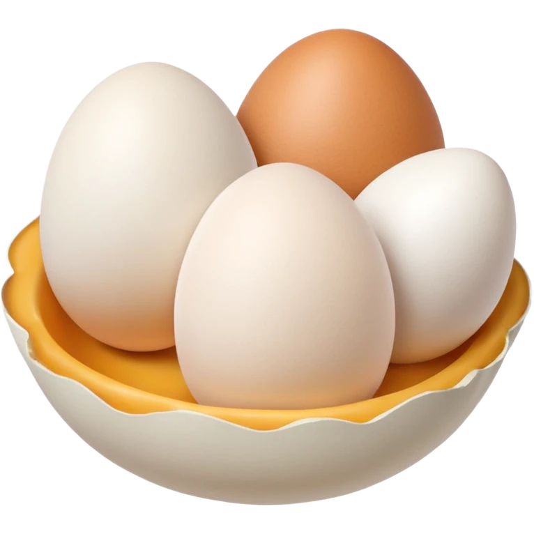 Uova con guscio emoji