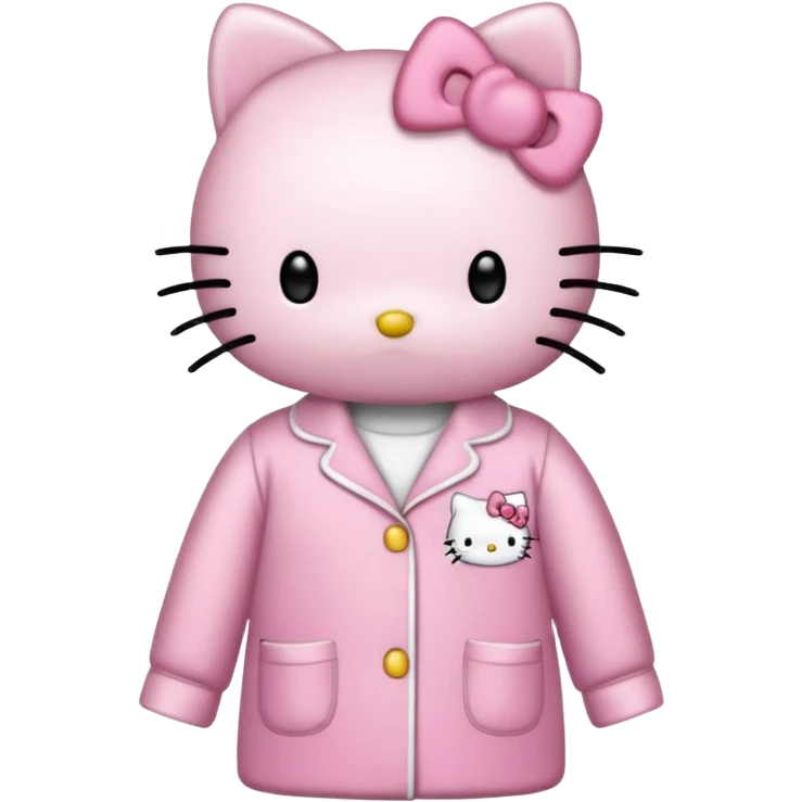 hello kitty pajamas emoji emoji