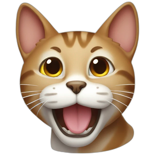 Smailing cat emoji
