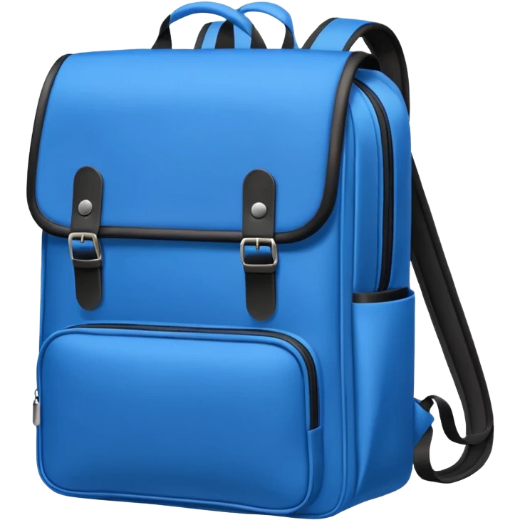 blue school bag emoji