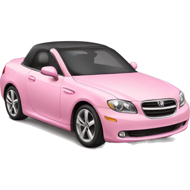 Baby pink car emoji