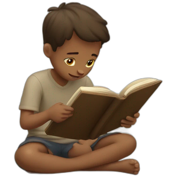 boy reading the bible\ emoji