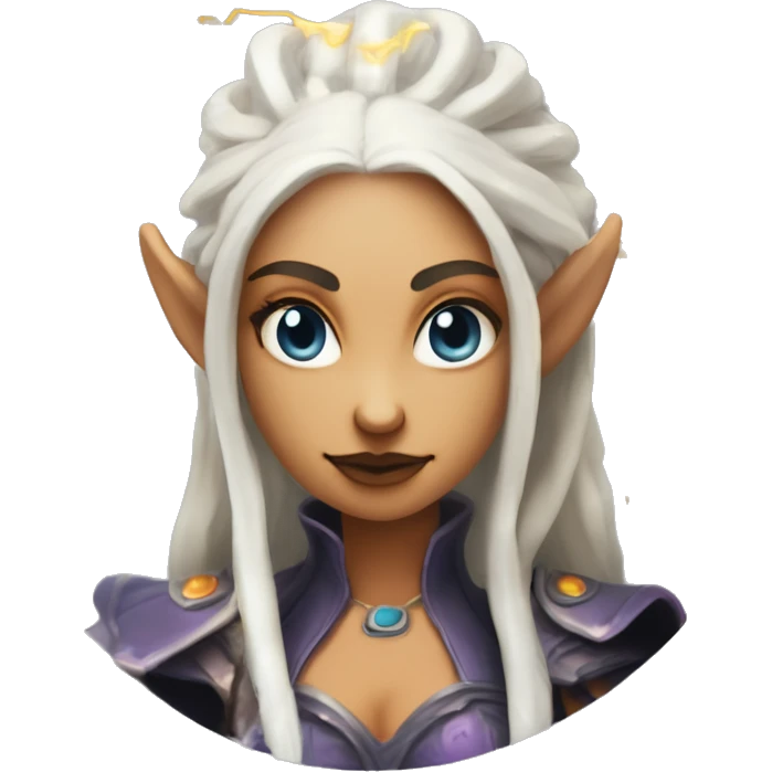 "Technomancy is the use of magic or mystical powers to control and manipulate technology” + "It's kind of like cyberpunk magic or how in some games, characters hack into systems using magic." 🖥️⚡🧙‍♂️ Make a ancient vampire technomancy goddess emoji