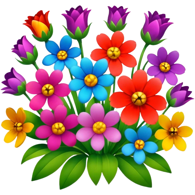 Spring flowers emoji