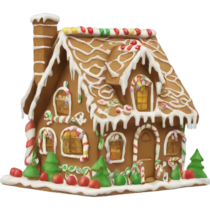 gingerbread house  emoji