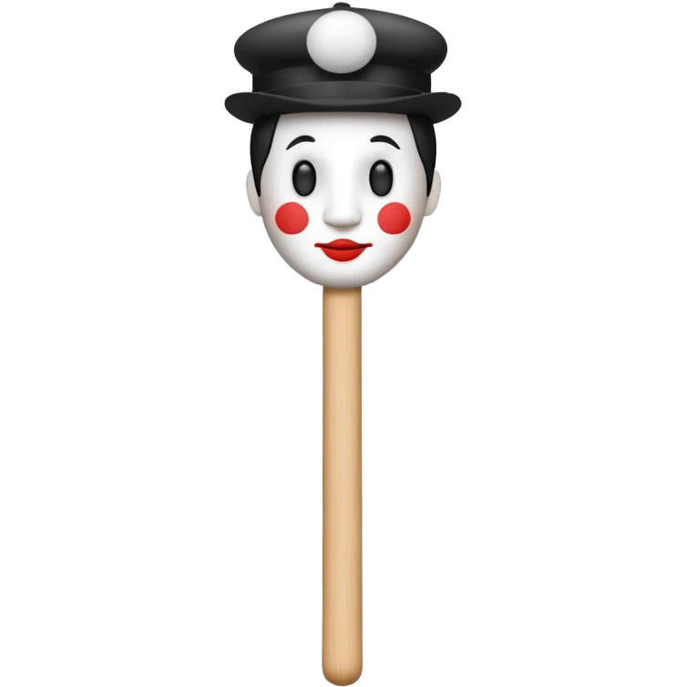 mime stick emoji