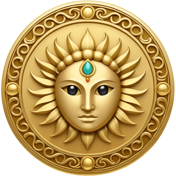 Iranian symbol of Ahura Mazda emoji
