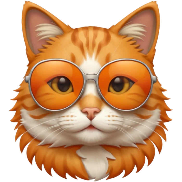 Cat wearing sunglasses emoji