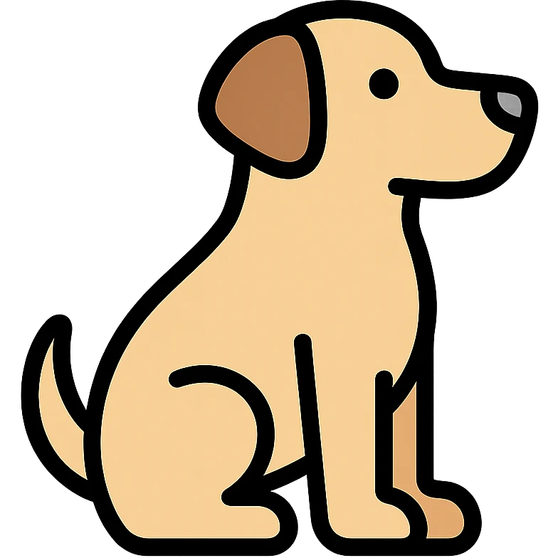 beige dog emoji