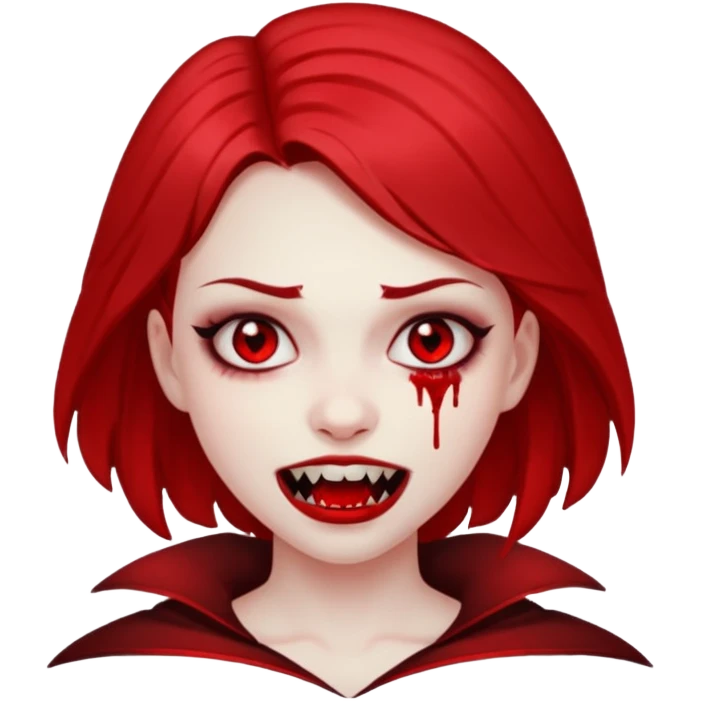 Vampir, Girl, Fangs, Blood, Penis, Vagina emoji