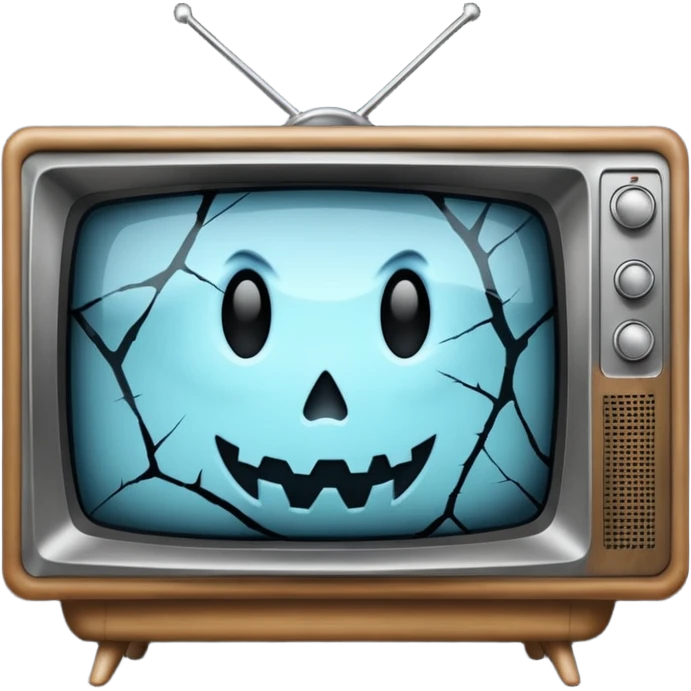 Tv screen that says “7 days” spooky emoji