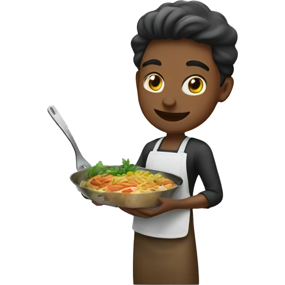 Making dinner emoji