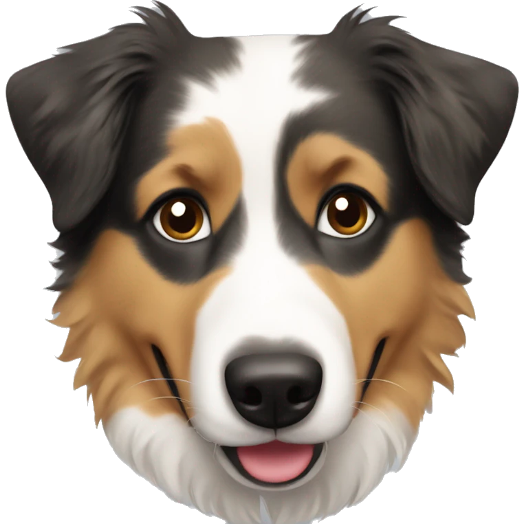 pyrenees / australian shepherd mix emoji