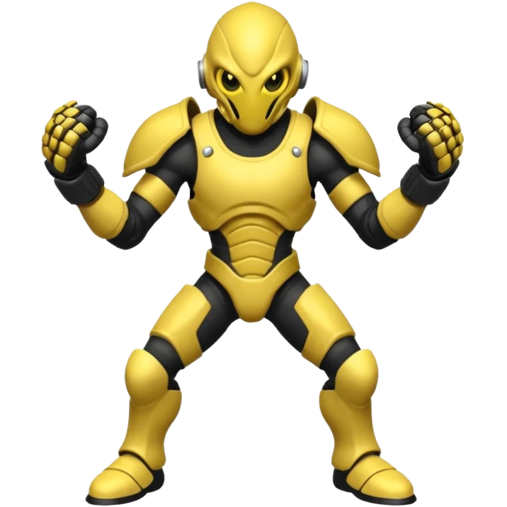 insectoid alien MMA fighter portrait, head and shoulders only, armored exoskeleton skin, sharp eyes, combat gloves, aggressive stance, 3D cartoon, mobile game icon style, clean background, no text, no watermark
 emoji