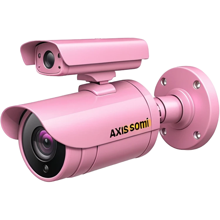 Security Camera pink Axis P1346-E emoji
