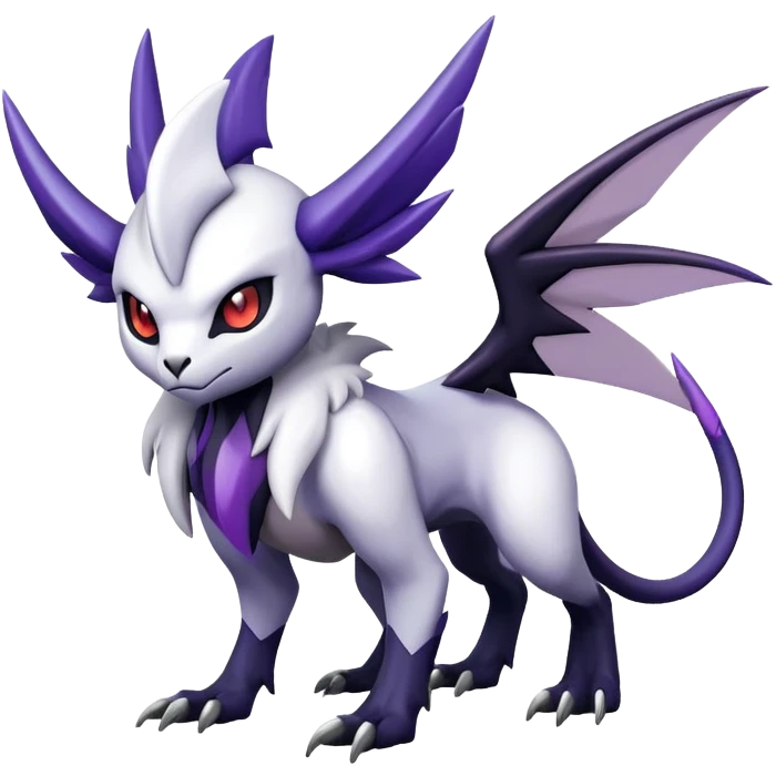 Shiny Absol-Noivern-Hybrid (Full body) emoji