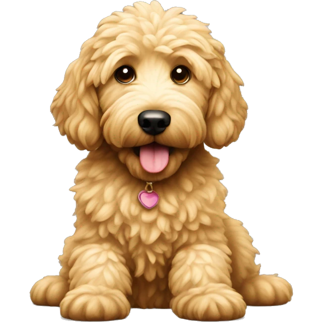 Golden doodle emoji