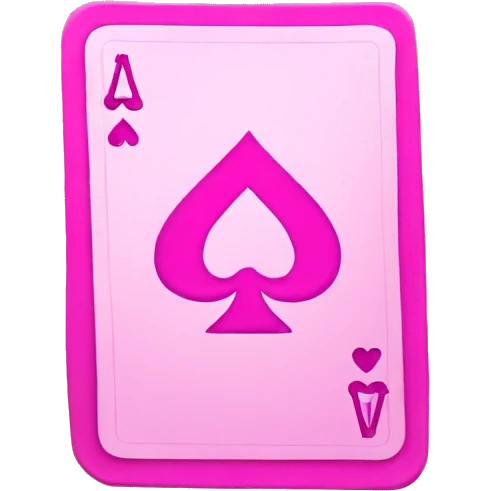 pink ace card emoji