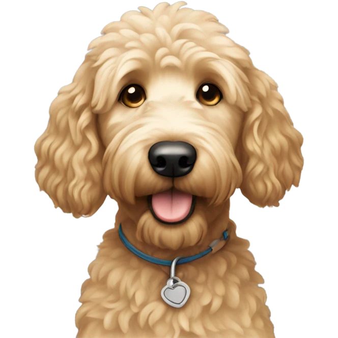 Golden doodle emoji