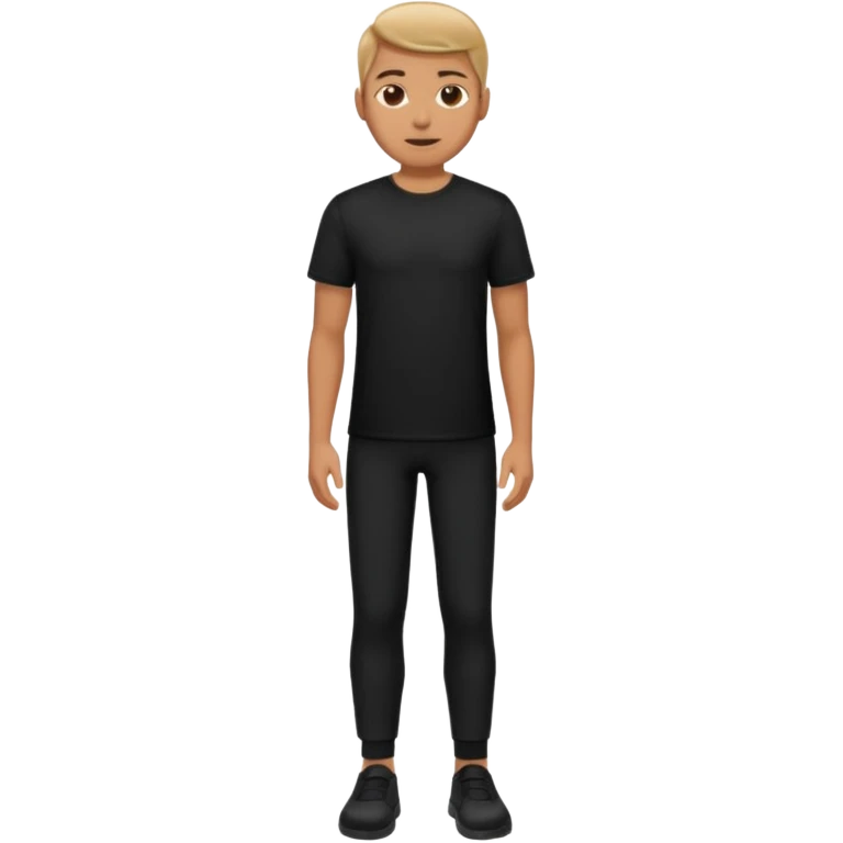 japanese black shirt and pant emoji