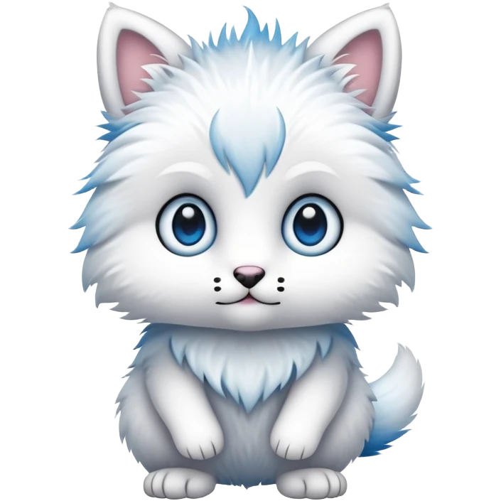 cute kawaii cool edgy Digimon-Fakemon-animal full body emoji