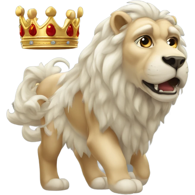 leone di san marco con corona in testa emoji