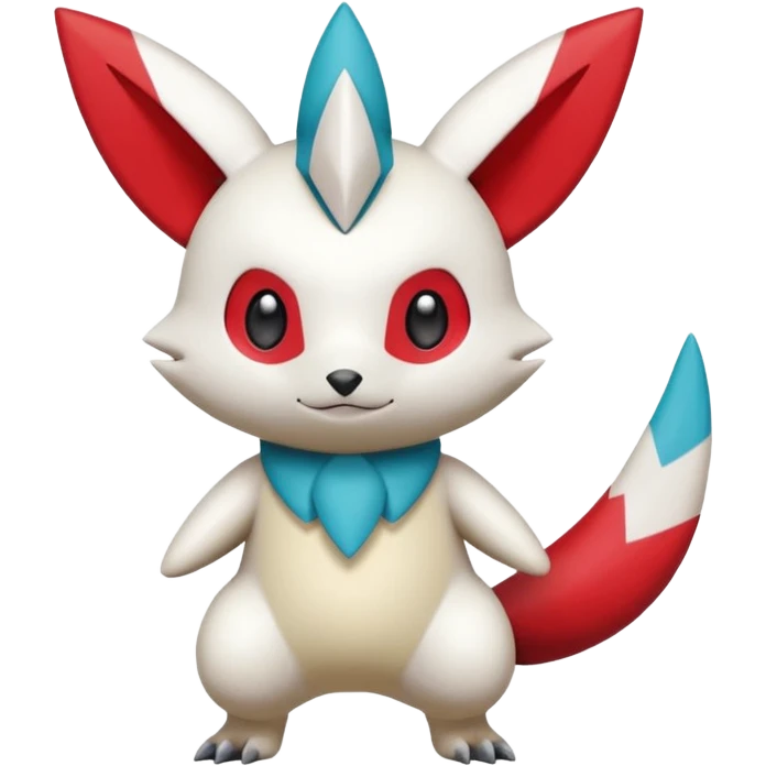 Victini-Pichu-Oshawott-Zangoose-Fakémon-hybrid-creature (full body)  emoji