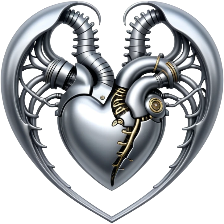 sorayama giger heart emoji